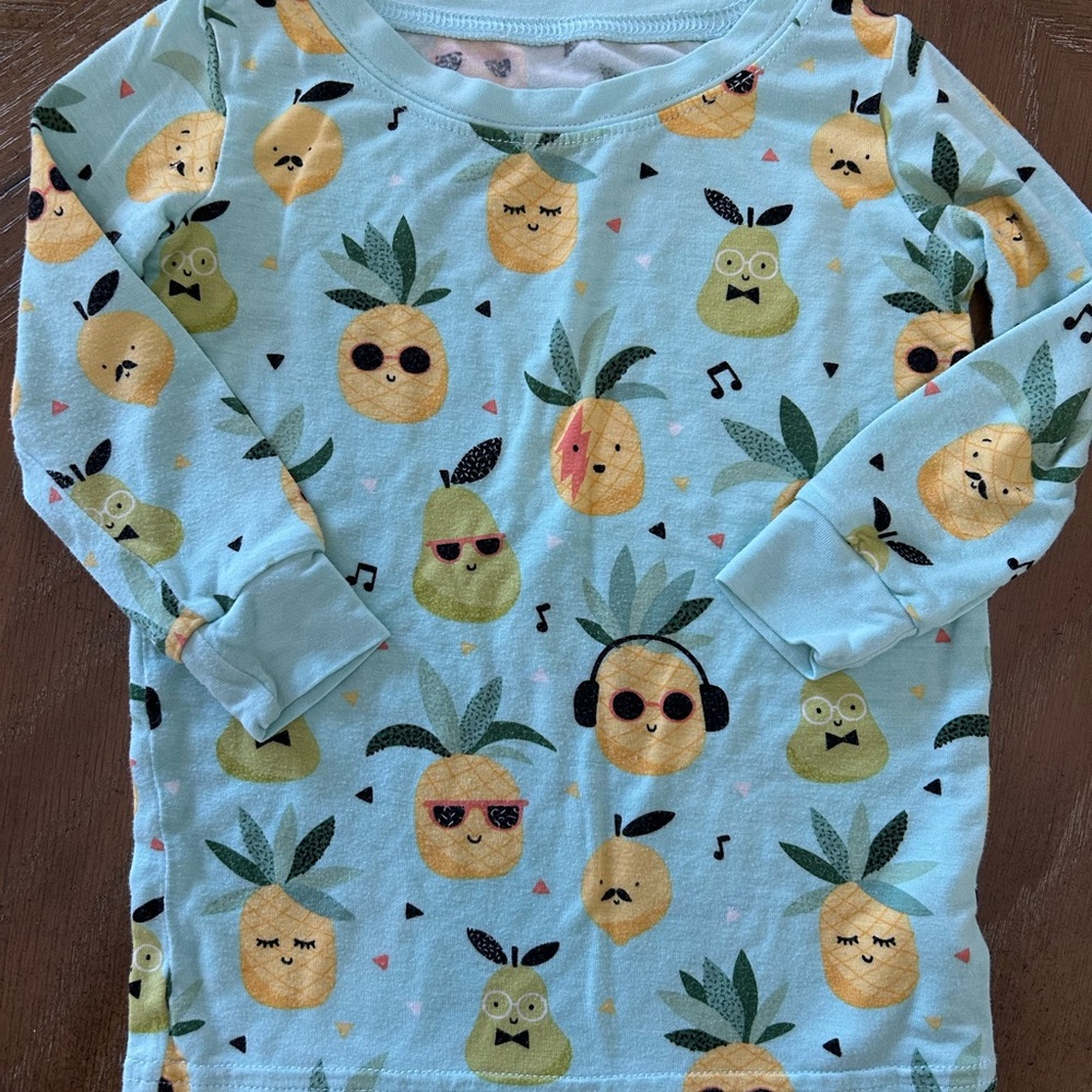 Little Sleepies Aqua Pineapple Jams